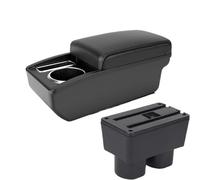 DIQXLGS Per N&issan Per Tiida C11 Per Tiida Per Latio Per Sylphy Scatola Di Archiviazione Centrale Interni(Linea nera A2 Nessuna USB)