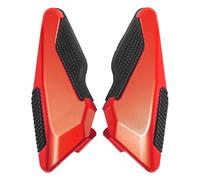 DIQXLGS Per PCX125 PCX160 PCX 125 160 2018-2021 Poggiapiedi Passeggero Moto Pedane Posteriori Accessori(ROSSO)