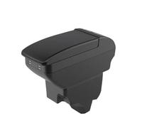 DIQXLGS Per Peugeot 2008 Bracciolo Per Peugeot 208 Portabrasile Auto 2019-2024 Ricambi Retrofit Scatola Di Archiviazione Accessori(B2 Linea nera 4 USB)
