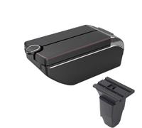 DIQXLGS Per PEUGEOT 206 Per 206 Cc Cabrio Bracciolo Auto Scatola Di Archiviazione Accessori Auto Interni(B1 Red line 7 usb)