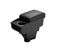 DIQXLGS Per Peugeot 208 2012-2018 Box Bracciolo Scatola Di Archiviazione Accessori Auto Ricambi Retrofit Dettagli Interni Portabicchieri(B2 linea nera 3USB)