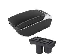 DIQXLGS Per Peugeot 301 Scatola Bracciolo Auto Scatola Di Stivaggio Retrofit Interno Accessori Auto Scatola Bracciolo Centrale(A3 Nero bianco 7USB)