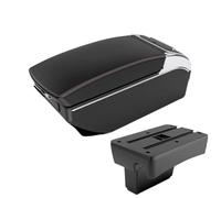DIQXLGS Per Peugeot 307 I 2001 2002 2003 2004 2005 2006 2007 2008 Bracciolo Scatola Ripiano Interno Parti Auto(A1 Nero rosso 7USB)