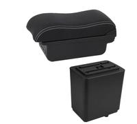 DIQXLGS Per Peugeot Per Partner Tepee Bracciolo Auto Vanetto Portaoggetti Centrale Retrofit Dettagli Interni(B white line 3USB)