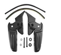 DIQXLGS Per Piaggio Per Vespa Per Spring Per Primavera LX LXV 150 125 Pedalino Pieghevole Moto Pedali Modificati per Moto(NERO)