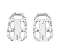 DIQXLGS Per R1200GS G310GS S1000XR F850GS F750GS R Nine T Per Scrambler Per Urban Motorcycle Billet Wide Foot Pegs Rest Footpegs(Argento)