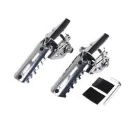 DIQXLGS Per R1200GS LC R1250GS R1200 GS R 1250 GS Pegole Autostradali Anteriori Moto Pegole Pieghevoli Morsetti(Argento)