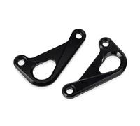 DIQXLGS Per S 1000 RR 2009-2019 S1000R S1000RR HP4 2012-2014 Ganci Posteriori Da Corsa Supporti Inferiori Pedale(NERO)