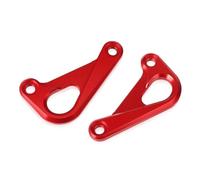 DIQXLGS Per S 1000 RR 2009-2019 S1000R S1000RR HP4 2012-2014 Ganci Posteriori Da Corsa Supporti Inferiori Pedale(ROSSO)