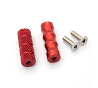 DIQXLGS Per S1000R S1000RR HP4 Alluminio CNC Moto Piccoli Poggiapedi Pedane Pedana Pedali Accessori Set(ROSSO)