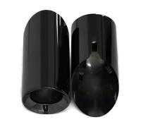 DIQXLGS Per Serie 3 320i 330i 325i 2018 2019 2020 Terminale Di Scarico In Acciaio Inossidabile Marmitta Accessori Per Auto(NERO,1 paio)
