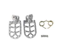 DIQXLGS Per SLR 650 1997-2000 SLR650 FX650 Per Vigor FX 650 1999-2003 Accessori Moto Poggiapiedi Poggiapiedi Pedana Riposo Pedale(Argento)
