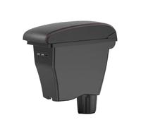 DIQXLGS Per Smart Per Fortwo Bracciolo Per Smart 453 Per Fortwo Per Forfour 2015-2018 Scatola Bracciolo Auto Scatola Di Archiviazione Interni(B1Artificial leather)