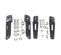 DIQXLGS Per Suzuki GSR400 GSR600 GSXR600 GSXR750 GSXR1000 GSX1300R GSXR1300 Per B-king SV1000 Poggiapiedi Anteriori Posteriori Moto Pedane(NERO,1 set)