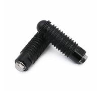 DIQXLGS Per Suzuki GSXR 600 750 1000 K1-K4 SV650S SV1000 S 8MM Universale Piantane Posteriori Moto Zigrinato Poggiapiedi Pedane(NERO)