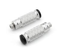 DIQXLGS Per Suzuki GSXR600 GSXR 750 GSXR1000 K1 K2 K3 K4 K5 K6 K7 1999-2025 Pedane Posteriori CNC Modificate Pedane Piedi Poggiapiedi Pedali(Argento)