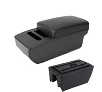 DIQXLGS Per Suzuki Per Ertiga Per Ertiga XL7 Bracciolo Auto Portaoggetti Con Portafazzoletti(A2 Black Tissue Box)