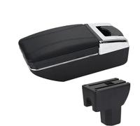 DIQXLGS Per Suzuki Per IGNIS Scatola Bracciolo Scatola Bracciolo Auto Parti Di Retrofit Interni Scatola Di Stoccaggio Accessori Auto(Linea nera A2 Nessuna USB)