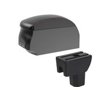 DIQXLGS Per Suzuki Per Ignis Scatola Di Immagazzinamento Auto Pezzo Di Retrofit Dettagli Interni Accessorio Auto(A1 Black Red single)
