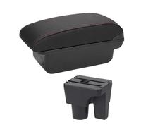 DIQXLGS Per Suzuki Per Liana A6 Bracciolo Vanportaoggetti Console Centrale Auto Custodia Da Riposo Gomito Con Portabicchiere Interfaccia USB(A1 linea rossa Nessuna USB)