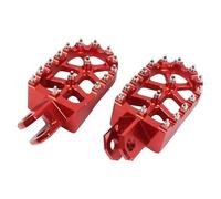 DIQXLGS Per SUZUKI RM125 RM250 RM250Z DR-Z 400 400E 400S 400SM Poggiapiedi Motociclo Accessori(ROSSO)