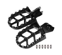 DIQXLGS Per Suzuki RMZ250 RMZ450 RMX450Z RM125 Accessori Moto Poggiapiedi Pedane Pedali Supporti Ampia Pedana(NERO)