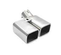 DIQXLGS Per Toyota Per Alphard Serie 30 Terminale Di Scarico Per Auto Ugello Terminale Di Scarico Accessori Auto 1 Tubo Di Scarico In Acciaio Inox(Argento)