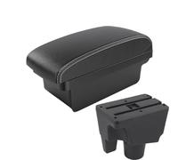 DIQXLGS Per Toyota Per Aqua I 2011-2021 Bracciolo Auto Scatola Di Archiviazione Modifiche Interni Ricambi Auto(A3 Black white NO USB)