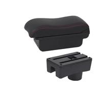 DIQXLGS Per Toyota Per Aygo X Per Aygo Bracciolo Auto Accessori Auto Dettagli Interni Scatola Di Archiviazione Centrale Parti Retrofit(B2 Black red 3 USB)