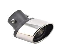 DIQXLGS Per Toyota Per Corolla RAV4 2019 2020 2021 2022 2023 2024 Terminale Marmitta Acciaio Cromato Diametro Regolabile A Bullone(Curvo)