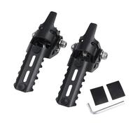 DIQXLGS Per Triumph Per Tiger 800 850 900 1050 1200 660 Per Trident 660 Autostrada Poggiapiedi Anteriori Pieghevoli Poggiapiedi Morsetti(NERO)