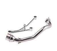 DIQXLGS Per Tubo Di Scarico Completo Per Moto Per Y&amaha RS100 Tubo Di Collegamento Anteriore In Acciaio Inox, Accessori Di Modifica(Stile A)