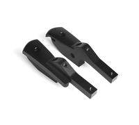 DIQXLGS Per Vespa GT 60 GTS GTV 125 150 200 250 300 300ie Passeggero Moto Poggiapiedi Posteriori Estensioni Pedane Accessori(NERO,B)