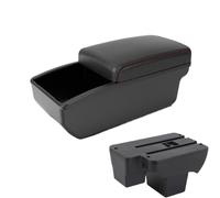 DIQXLGS Per VW Per Polo 2020 2021 2022 2023 2024 Box Bracciolo Auto Box Immagazzinaggio Retrofit Ricambi Retrofit Accessori Auto(B1 Red Storage box)