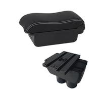 DIQXLGS Per VW Per T&ouran Bracciolo Console Centrale Appoggia Gomiti Scatola Contenitore Con USB Portabicchieri(B white line 3USB)
