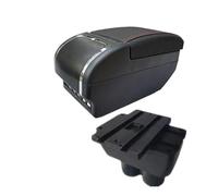 DIQXLGS Per VW Per T&ouran Bracciolo Scatola Vanetto Portabagagli Interni Personalizzazione Accessori Auto Dettagli Interni(E red line 9USB)