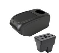 DIQXLGS Per WR-V Per Fit Per Jazz 3 Auto Bracciolo 2014 2015 2016-2020 Scatola Di Archiviazione Accessori Auto Pezzi Di Retrofit Interni(B1 Black Frame 6USB)