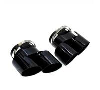 DIQXLGS Per X5 X6 G05 G06 Terminale Di Scarico In Acciaio Inox A Doppia Uscita Ugello Di Scarico Accessorio Per Modifica Auto(NERO)