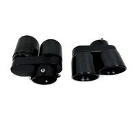 DIQXLGS Per X5 X6 X7 G05 G06 G07 2020-2024 Terminale Di Scarico Quadruplo In Fibra Di Carbonio Ugello Per Tubo Di Scarico Testa Di Scarico(Stainless Steel Black b)