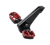DIQXLGS Per XADV 750 Per XADV750 2022 2023 2024 2025 Pedale Posteriore Moto CNC Poggiapiedi Ribaltabile Passeggero(ROSSO)