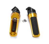 DIQXLGS Per Y&amaha MT-07 MT07 MT-09 MT09 XSR700 XSR900 FZ6 FJR1300A AS XJ6 Per NIKEN Poggiapiedi Posteriori Anteriori Moto(Oro,Posteriore)