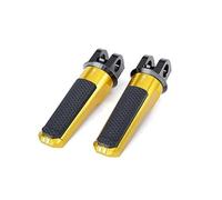 DIQXLGS Per Y&amaha MT-07 MT07 MT-09 MT09 XSR700 XSR900 FZ6 FJR1300A AS XJ6 Per NIKEN Poggiapiedi Posteriori Anteriori Moto(Oro,Davanti)