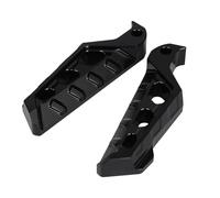DIQXLGS Per Y&amaha Per NMAX 155 160 125 Per N-MAX NMAX155 NMAX125 Motocicletta Poggiapiedi Posteriore Passeggero Pedane Riposo(NERO)