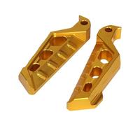 DIQXLGS Per Y&amaha Per NMAX 155 160 125 Per N-MAX NMAX155 NMAX125 Motocicletta Poggiapiedi Posteriore Passeggero Pedane Riposo(Oro)