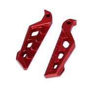 DIQXLGS Per Y&amaha Per NMAX 155 160 125 Per N-MAX NMAX155 NMAX125 Motocicletta Poggiapiedi Posteriore Passeggero Pedane Riposo(ROSSO)