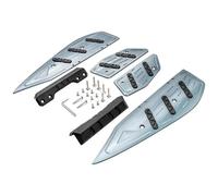 DIQXLGS Per Y&amaha XMAX300 Xmax300 2017-2025 Poggiapiedi Pedinale Pedana Pedale Accessori Moto(Titanio)