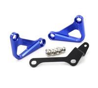 DIQXLGS Per YAMAHA MT-07 FZ-07 MT FZ 07 2014-2023 Piastrine Tappo Pedane Posteriori Gancio Da Corsa Moto Poggiapiedi Pedane Pedali(Blu)