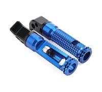 DIQXLGS Per YAMAHA MT-09 MT07 Per Tracer XSR 700 900 FZ1 FZ6 FZ8 YZF R3 MT03 MT25 MT-10 Pedale Anteriore Pilota Poggiapiedi Posteriori Passeggero(Blu,Rear Pedal)