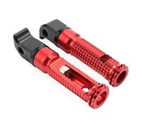 DIQXLGS Per YAMAHA MT-09 MT07 Per Tracer XSR 700 900 FZ1 FZ6 FZ8 YZF R3 MT03 MT25 MT-10 Pedale Anteriore Pilota Poggiapiedi Posteriori Passeggero(ROSSO,Rear Pedal)