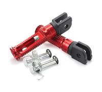 DIQXLGS Per YAMAHA MT-09 MT07 Per Tracer XSR 700 900 FZ1 FZ6 FZ8 YZF R3 MT03 MT25 MT-10 Pedale Anteriore Pilota Poggiapiedi Posteriori Passeggero(ROSSO,Front Pedal)